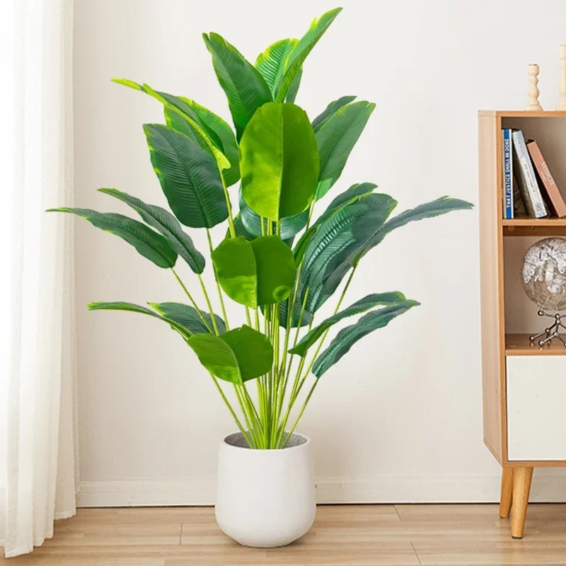Ficus Lyrata Tree - Искусственные растения 67-112 см: Большая тропическая